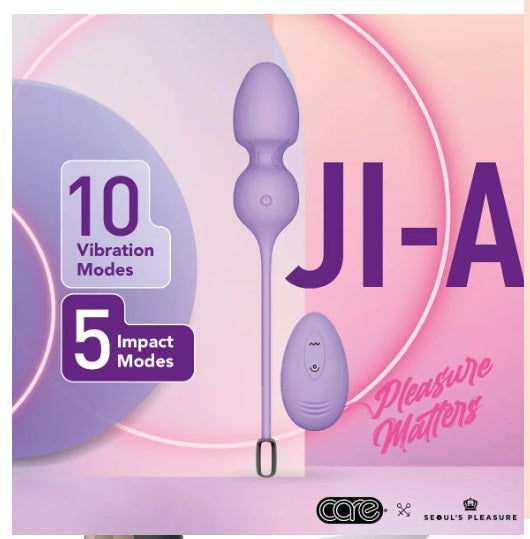 Ji-A - CARE Remote Kagel Ball Vibrator - Health & Beauty Hub