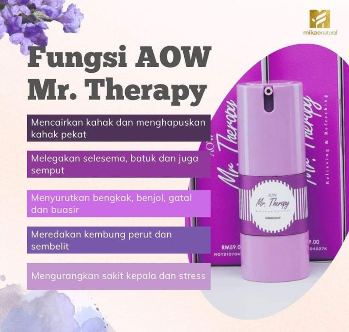 AO WALEET AOW MR.THERAPY 100% ORIGINAL ( NATURAL HERBAL) - Health & Beauty Hub