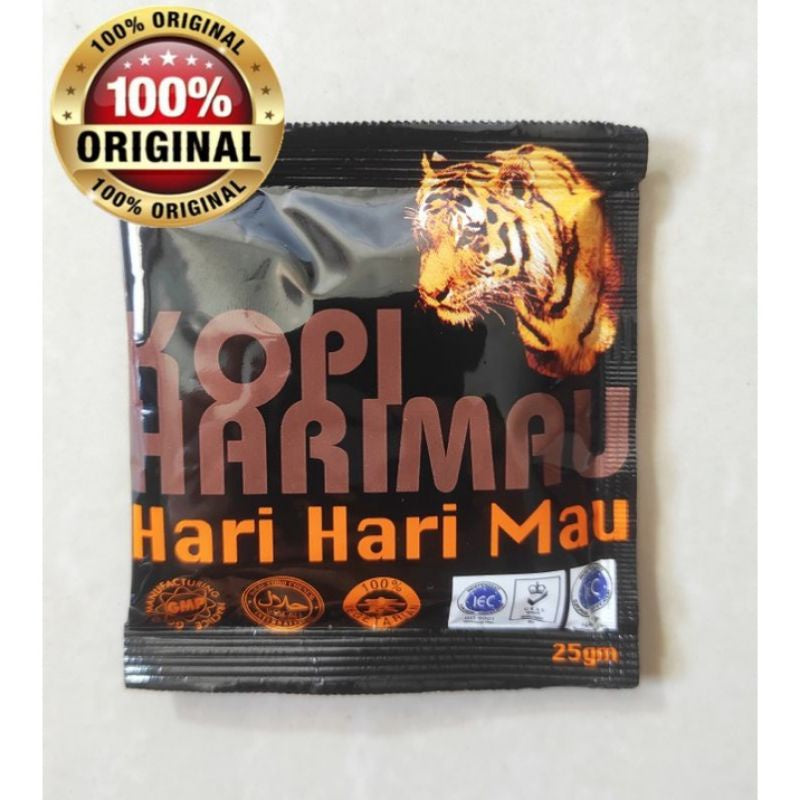 COFFEE HARI HARI MAU (TIGER COFFEE ) 1 BOX 10 SACHET - Health & Beauty Hub