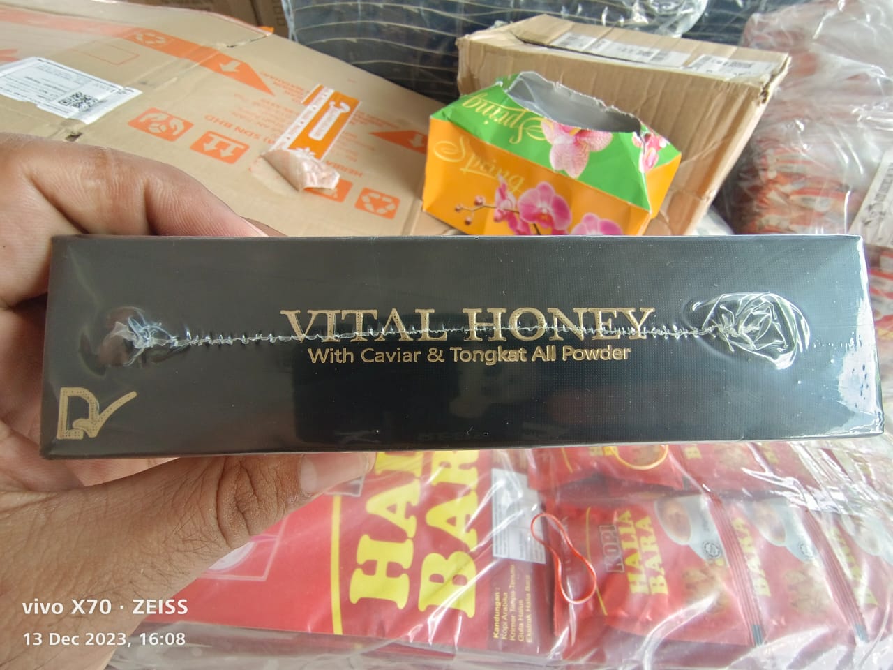 Vital Honey With Caviar & Tongkat Ali Powder (One box*12 Sachets) عسل حيوي - Health & Beauty Hub