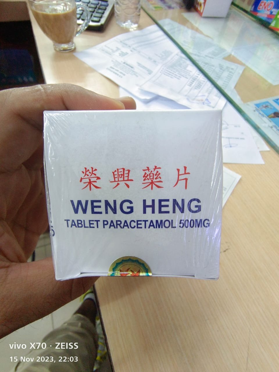 WENG HENG Tablet Paracetamol 500mg｜荣兴药片 (2 tablet × 50 bungkus) - Health & Beauty Hub