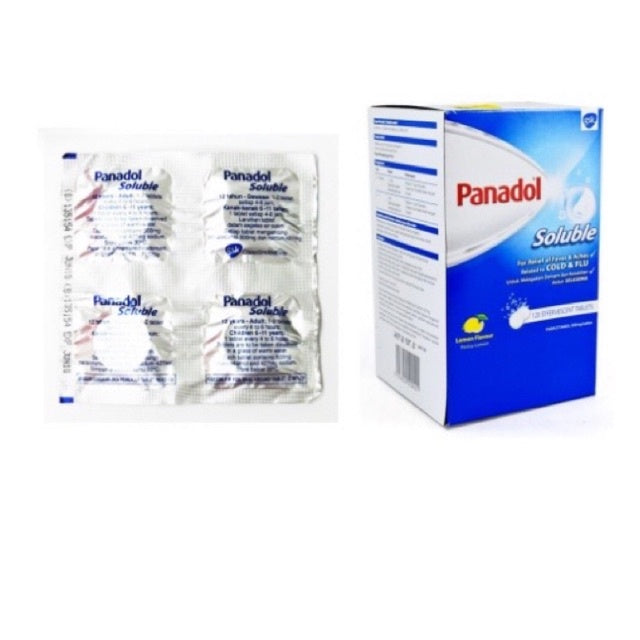 PANADOL SOLUBLE 120 TABLET (30 PAPAN) EXPIRY 2026 - Health & Beauty Hub