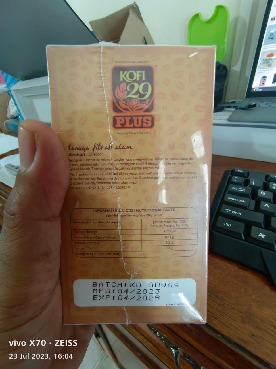 KOFI 29 PLUS (COFFEE 29PLUS ) ENERGY THROUGH NATURE - Health & Beauty Hub