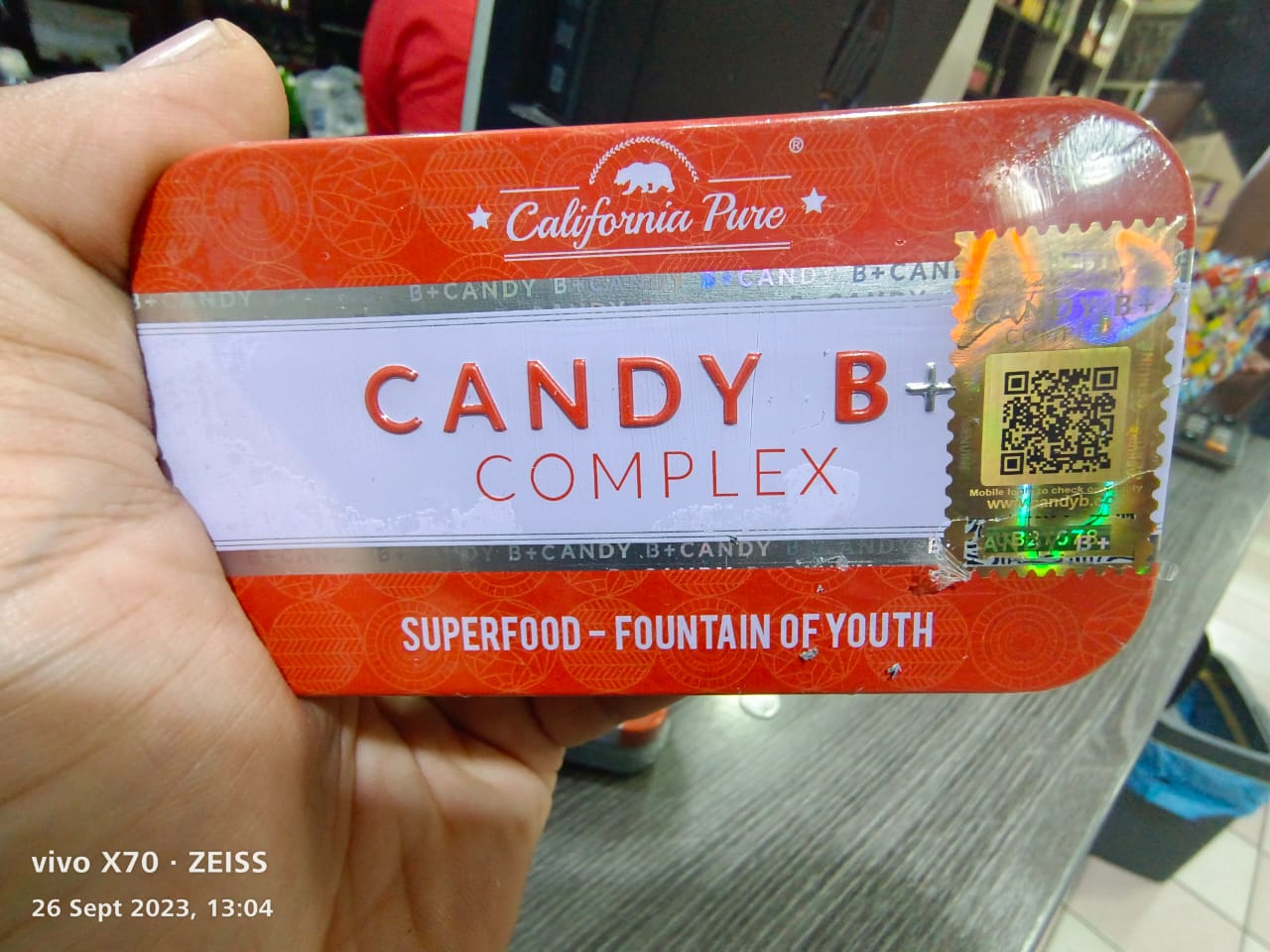 Candy B Complex For Men (MADE IN USA) ORIGINAL WITH GOLDEN QR CODE - Health & Beauty Hub