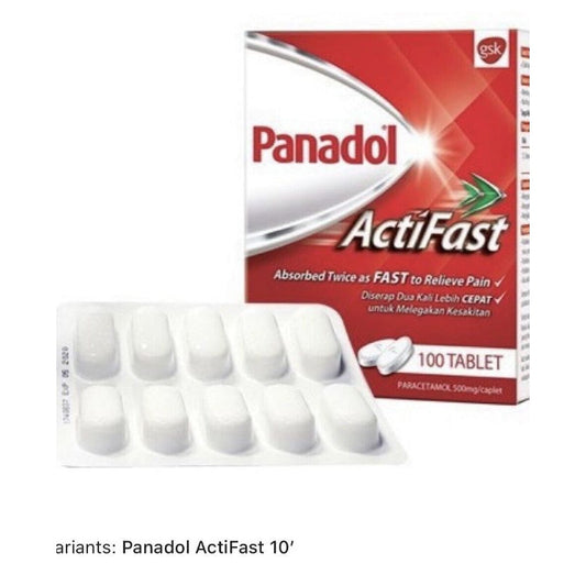 PANADOL ACTIFAST (💯 TABLET) ORIGINAL  EXPIRY 2025 - Health & Beauty Hub